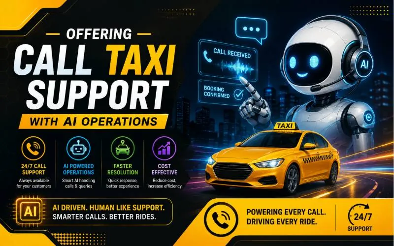 Call Taxi - AI Project — international ai project BPO project, by Akontec
