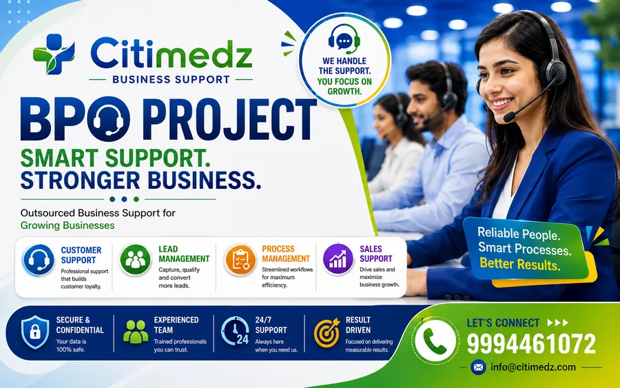 Citimedz Sales & Support — domestic voice BPO project, by Akontec