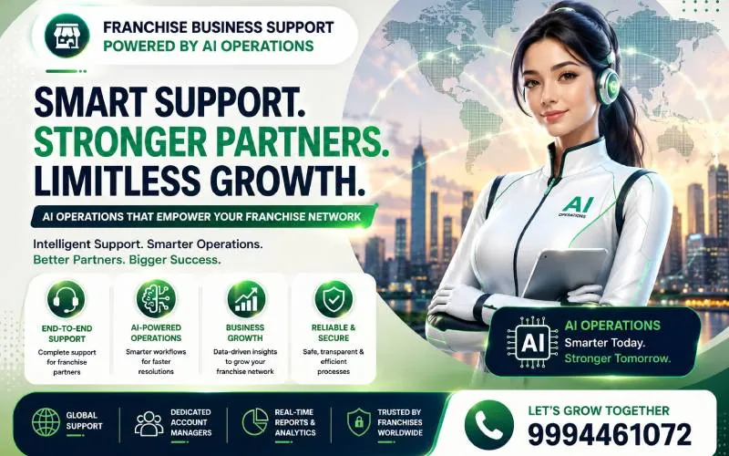 Franchise AI Support — domestic ai project BPO project, by Akontec