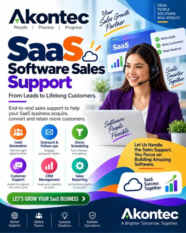 SaaS Software Sales Support